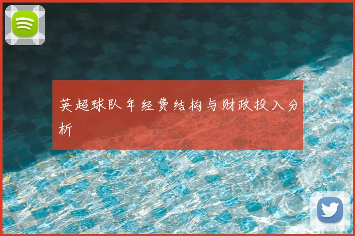 英超球队年经费结构与财政投入分析